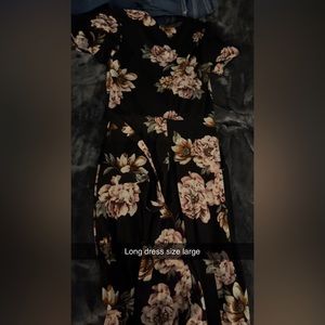 Floral t shirt dress